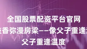 全国股票配资平台官网豆豉香弥漫房梁——像父子重逢温度